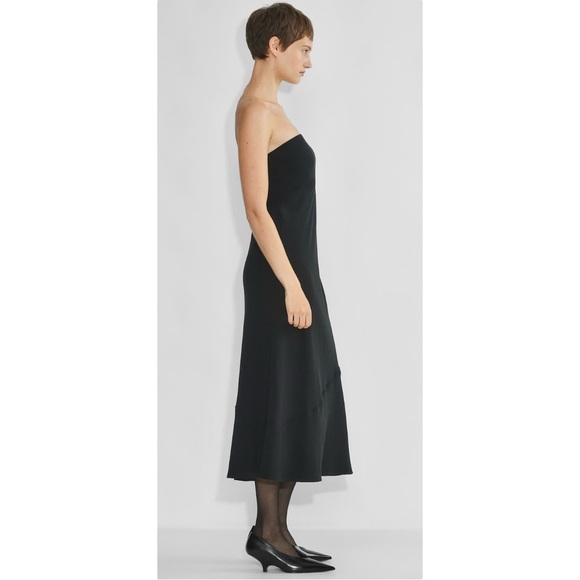 Babaton Resolution Dress - Black Strapless Japanese Crepe Maxi Dress sz XL - Picture 13 of 14